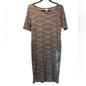 LuLaRoe‎ Julia Dress, size medium